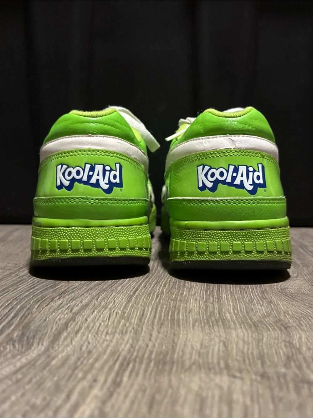 Reebok KOOL AIDNeon Green Low-Top Sneakers with White Details